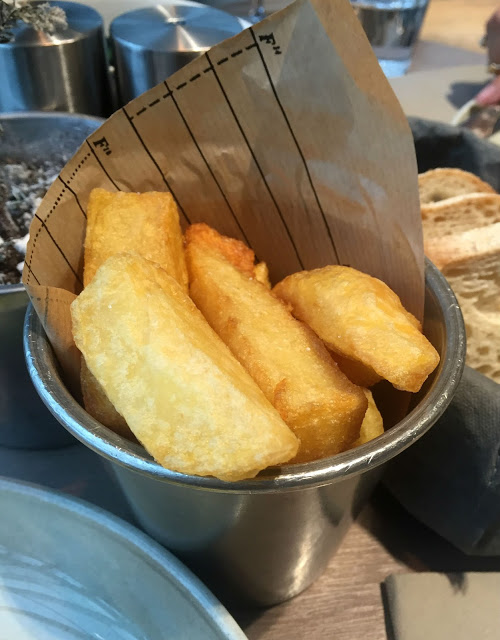 Triple cooked chips at Darwin Brasserie Sky Garden
