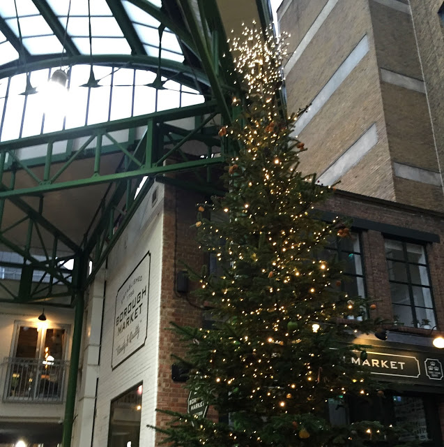 Christmas tree at Borough Market