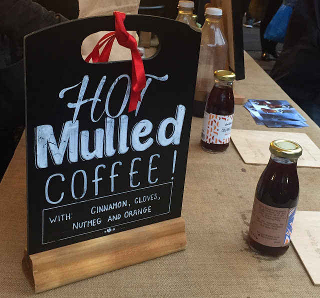 Mulled coffee at Borough Market Christmas