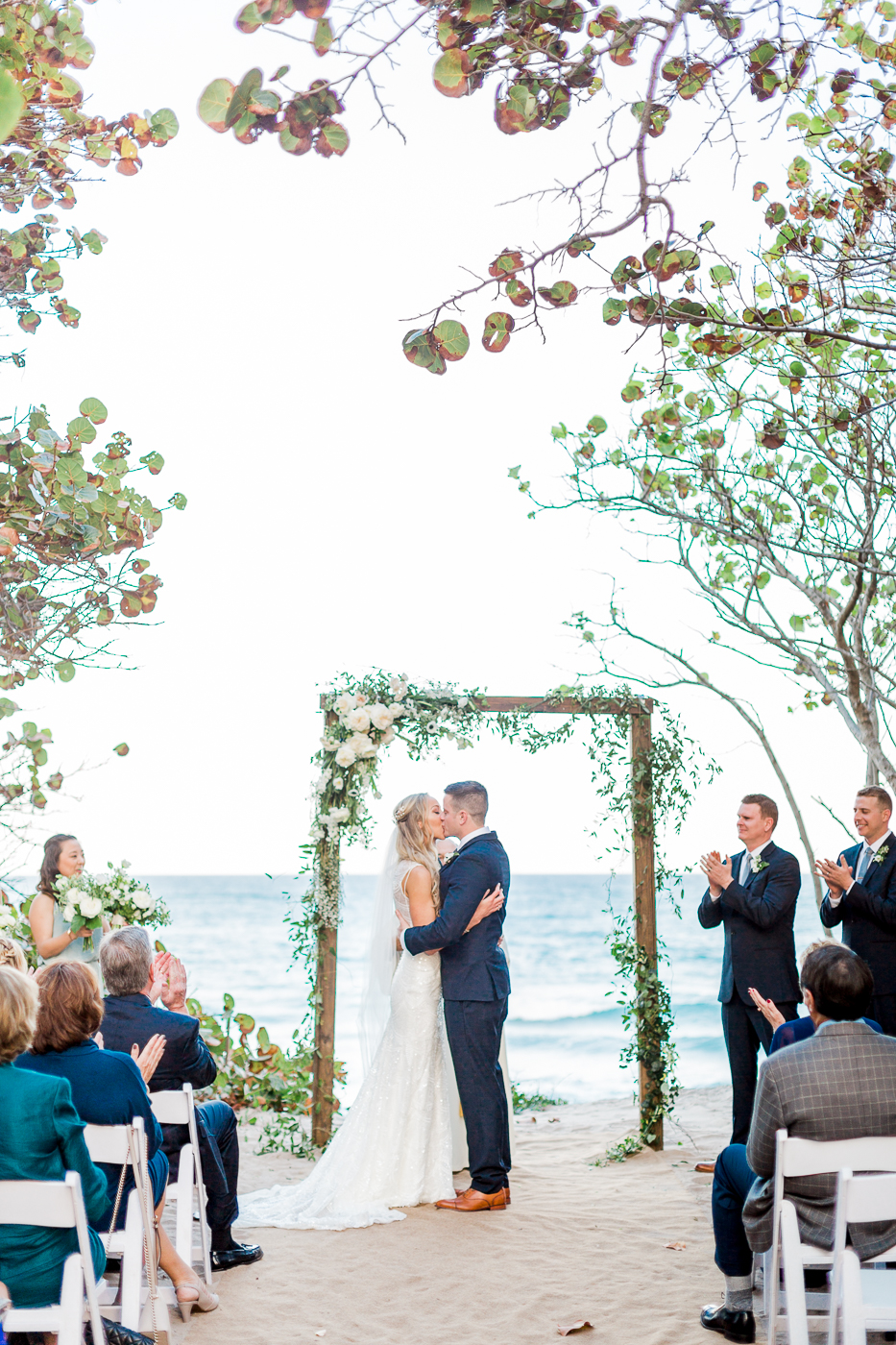 Seaside Organic Jupiter Beach Resort Wedding Lauren Galloway