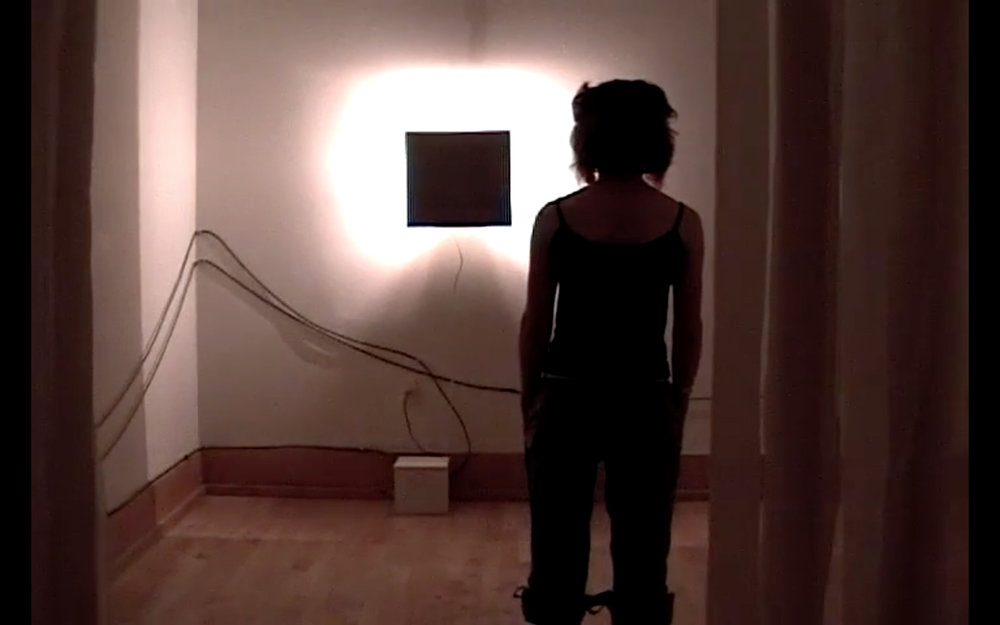 Katherine Bennett, Turn Me On, (2005) Interactive light installation; Lights, metal, fabric, custom electronics and custom programming