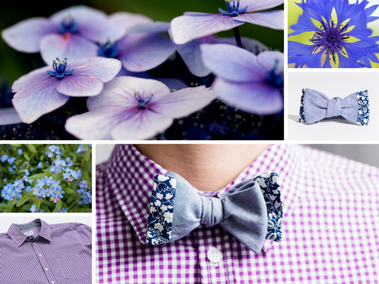 Blue and purple outfit inspiration