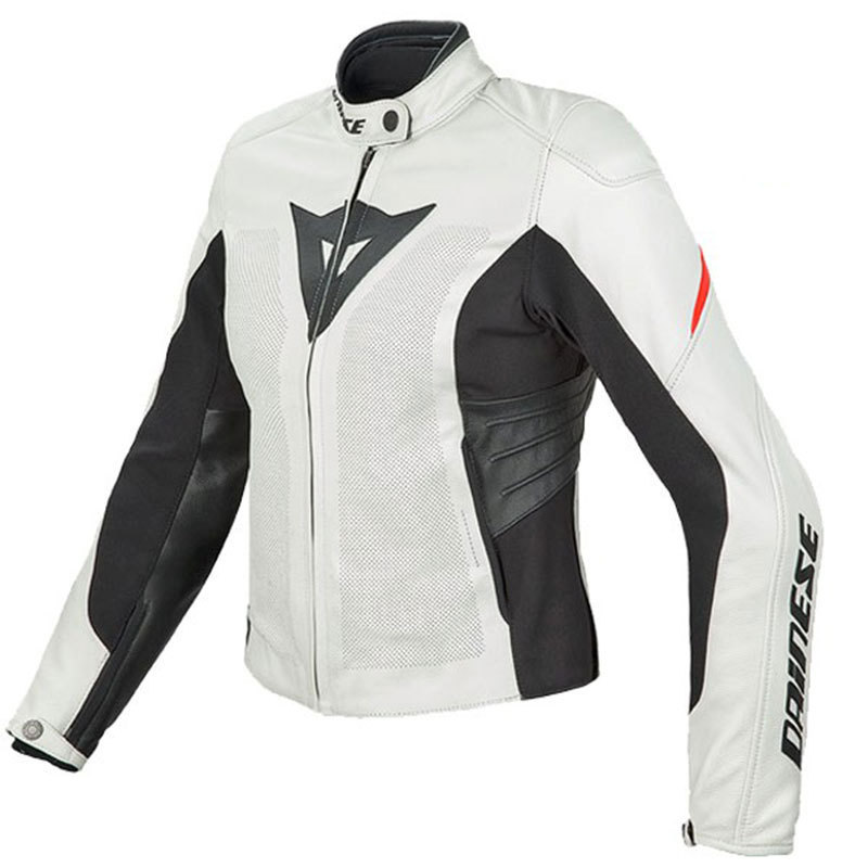 Women's Leather Motorcycle Jackets in White — GearChic
