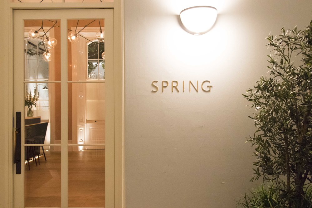  The entrance to Spring inside Somerset House. Photos by Cathy McKinnon 