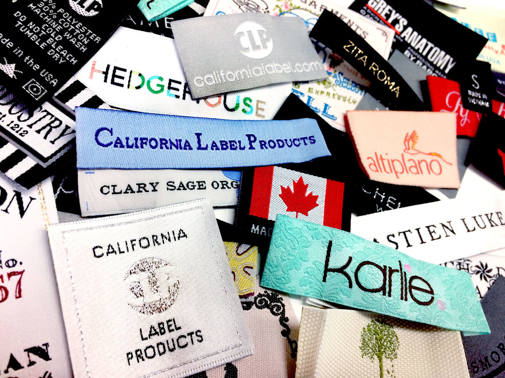 Woven Labels — California Label Products