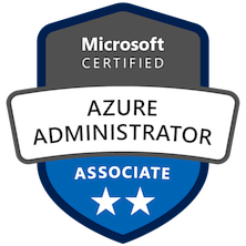 View My Microsoft Certified: Azure Administrator Associate Certification