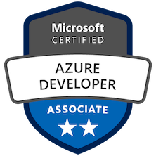 View My Microsoft Certified: Azure Developer Associate Certification