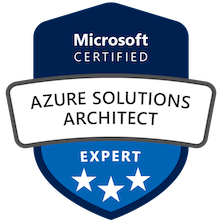 View My Microsoft Certified: Azure Solutions Architect Expert Certification