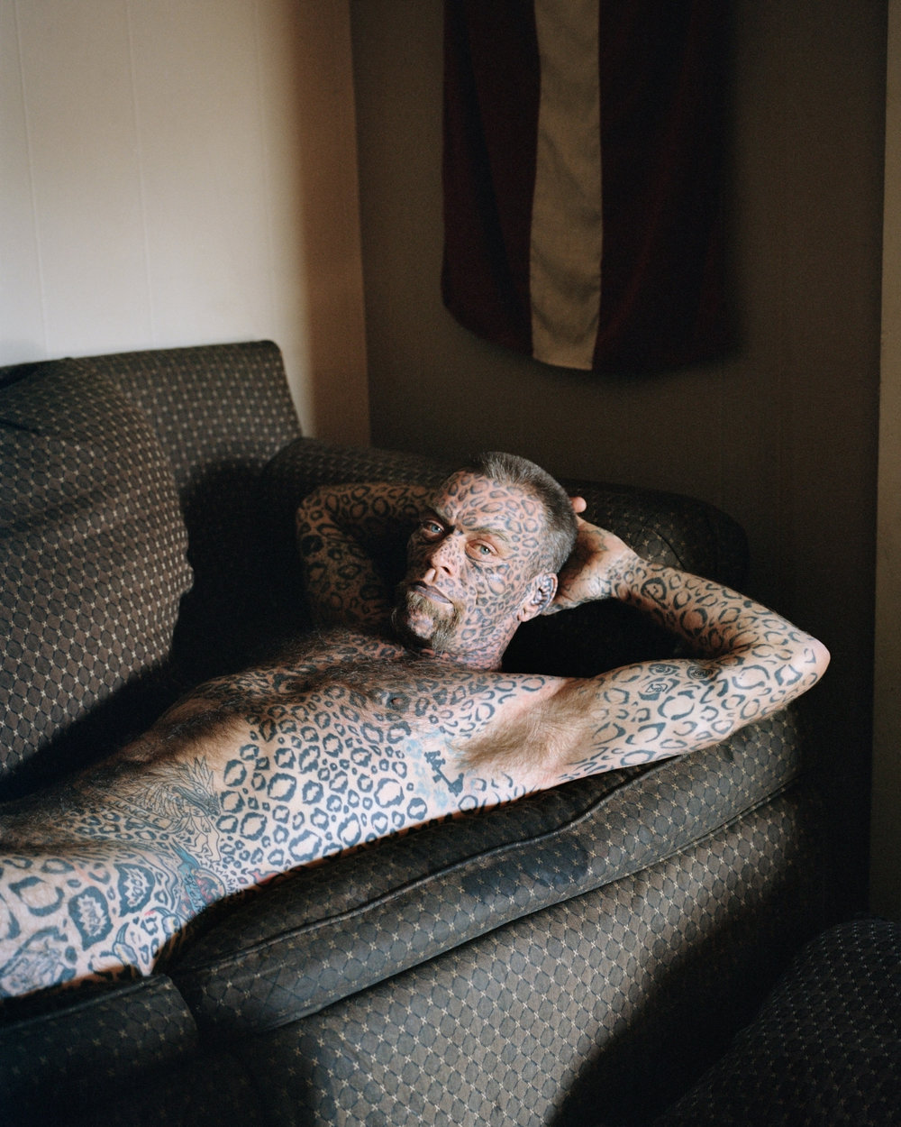 Émilie Régnier  Larry (from the Leopard series)  Courtesy Steven Kasher Gallery, New York