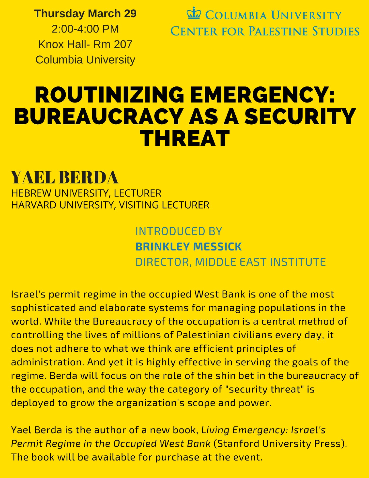 Routinizing Emergency: Bureaucracy as a Security Threat