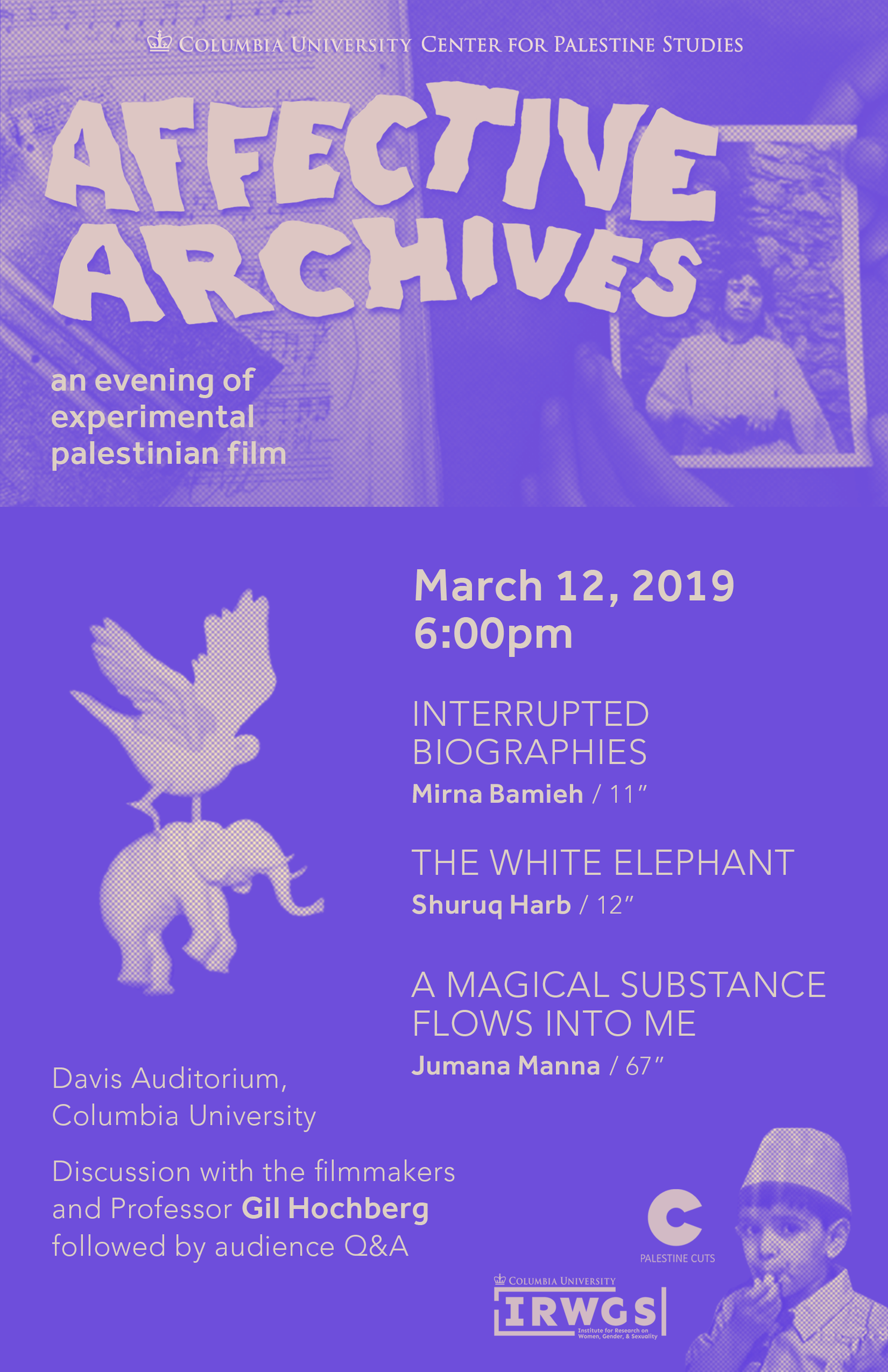 Affective Archives: An Evening of Experimental Palestinian Film