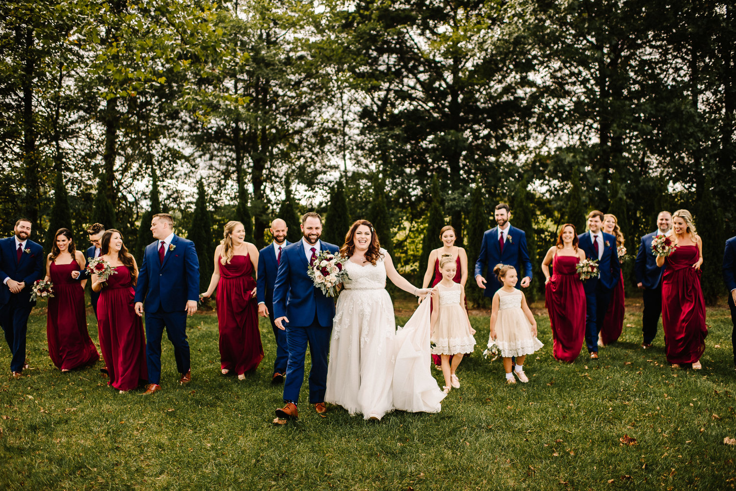 Vibrant September Wedding at the Barn at Sycamore Farms in Arrington ...
