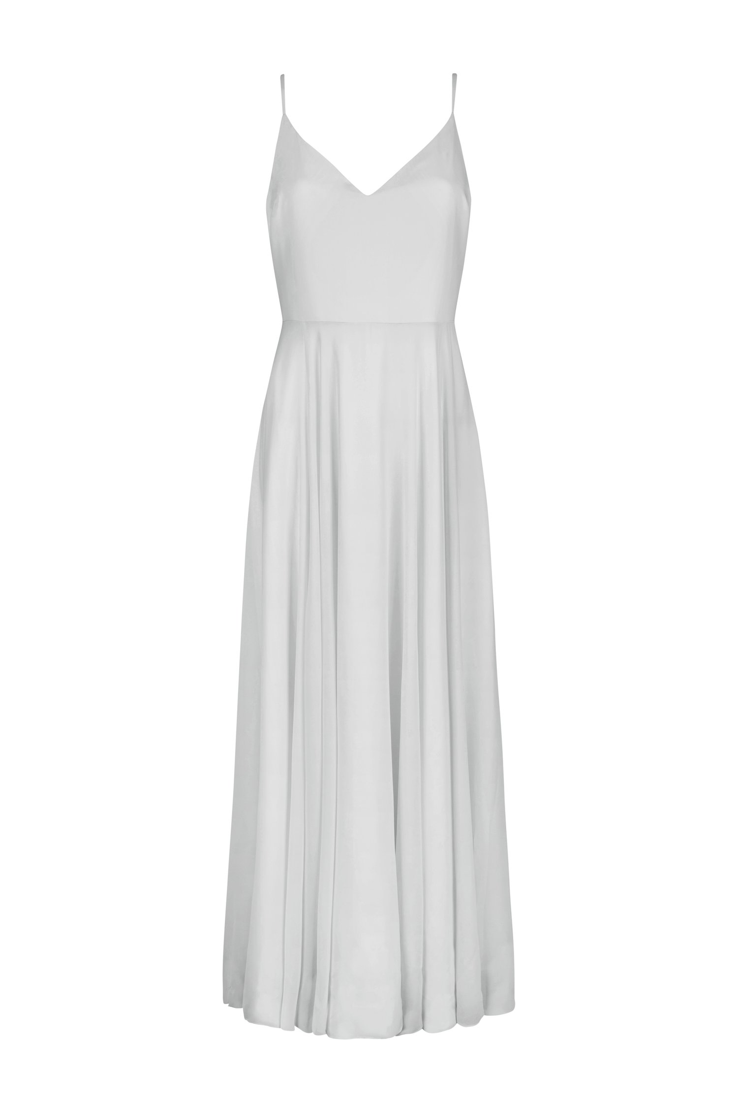 TH&TH Edie Bridesmaid Dress in Silver Mist — TH&TH