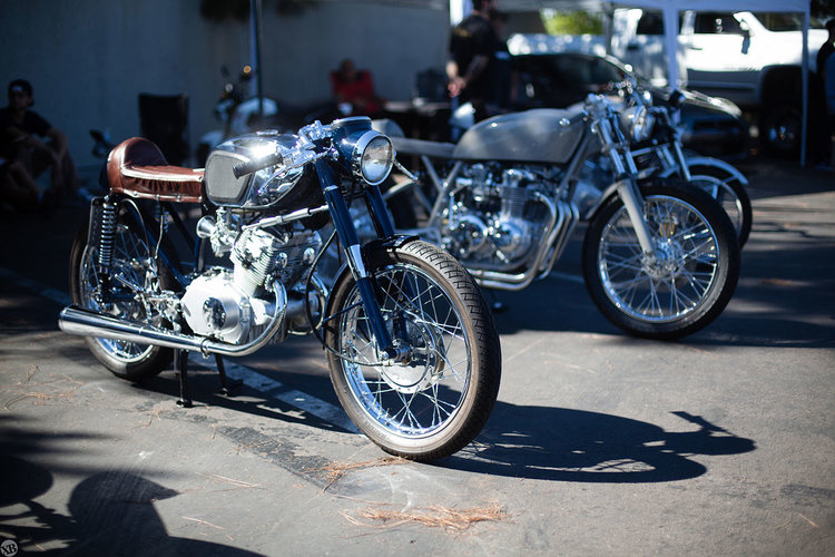 Alchemy Motorcycles had a great showing of their custom bike builds. 