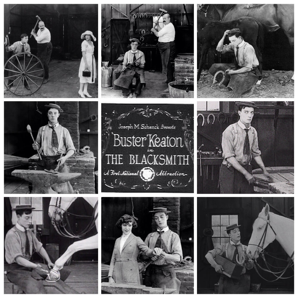 Αποτέλεσμα εικόνας για Buster Keaton 'The Blacksmith' 1922 silent film