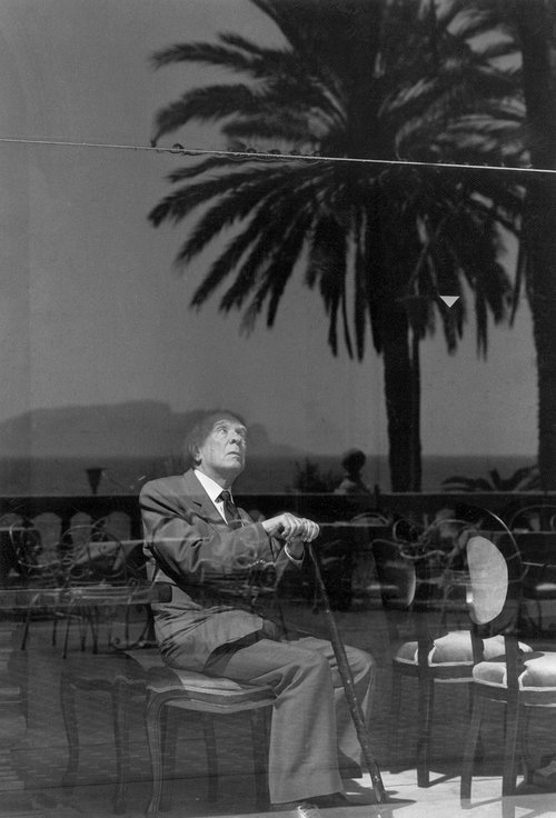 Jorge Luis Borges, Palermo, Sicily, 1984. Photo © Ferdinando Scianna/Magnum Photos