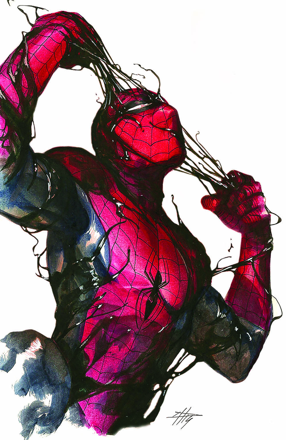Symbiote Spider-Man #1 Gabriele Dell'Otto Virgin Variant Set — SCORPION  COMICS/CONTINUE SHOPPING