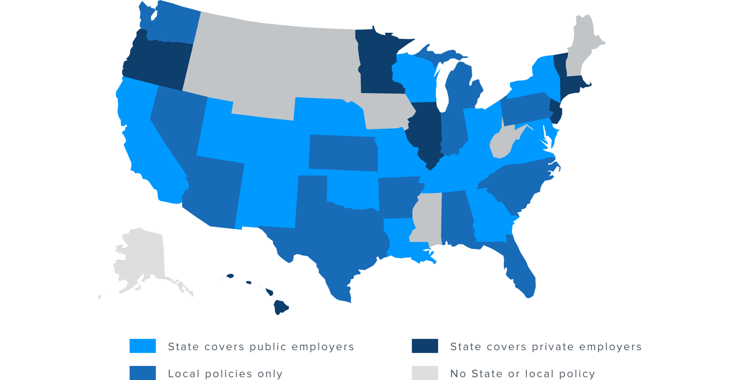 (City and state data compiled by The National Employment Law Program.)