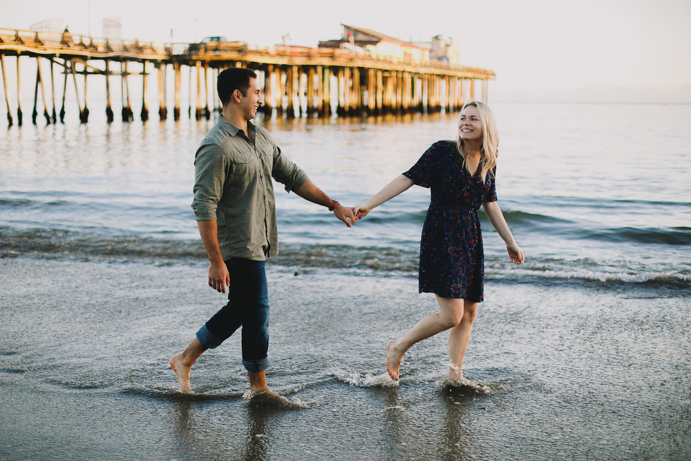 Chelsea Kevin Capitola Beach California Lifestyle Engagement