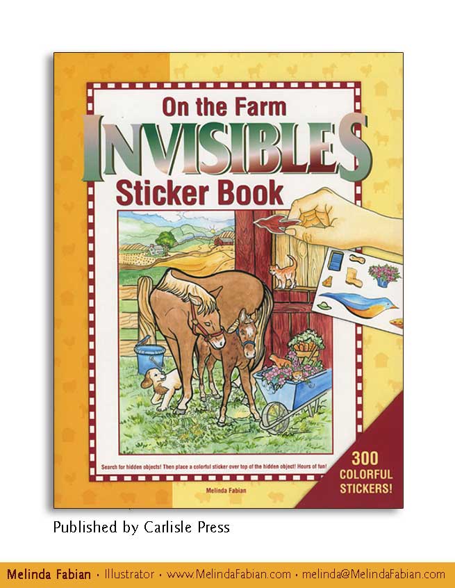 On the Farm Invisibles Sticker Book