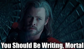 you should be writing-chris hemsworth-thor-author tips-query letter-agent-editor-how to land an agent-novel-writing-aspiring author-how to write query