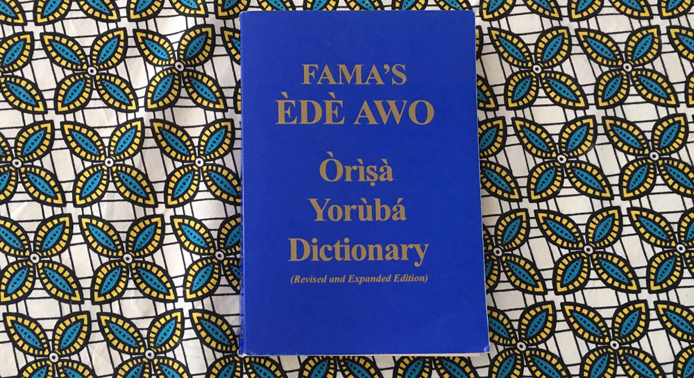 chief fama dictionary, orisha dictionary, yoruba, lukumi
