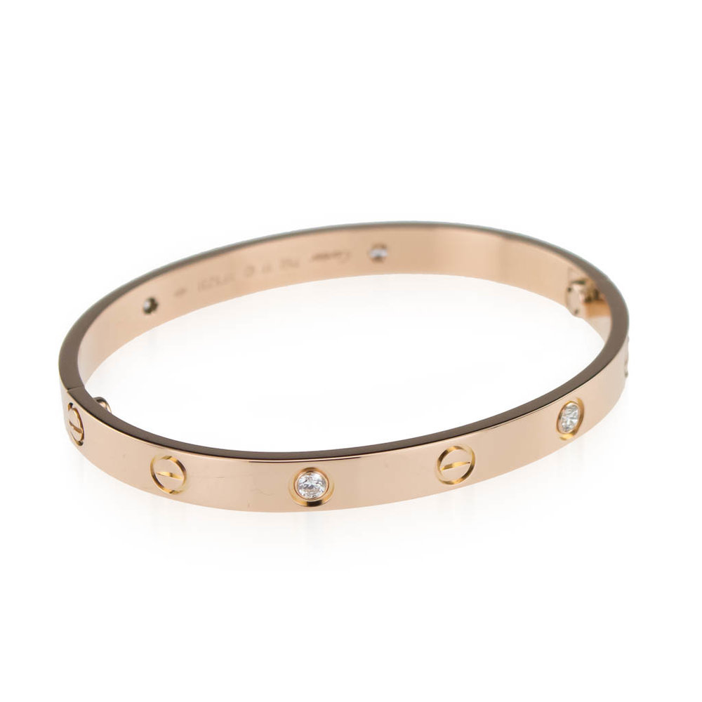 cartier bracelet love rose gold