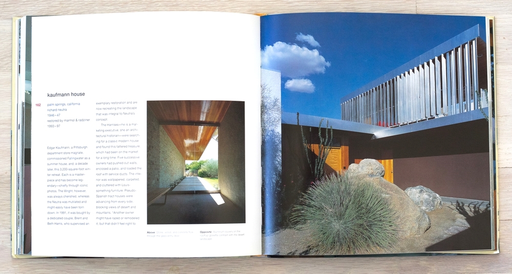   Modernism Reborn  by Michael Webb and Roger Straus III. Editorial Concept Development and Acquisition by Richard Olsen. Binocular, Graphic Designer. Michael Vagnetti, Production Manager. Universe Publishing. 