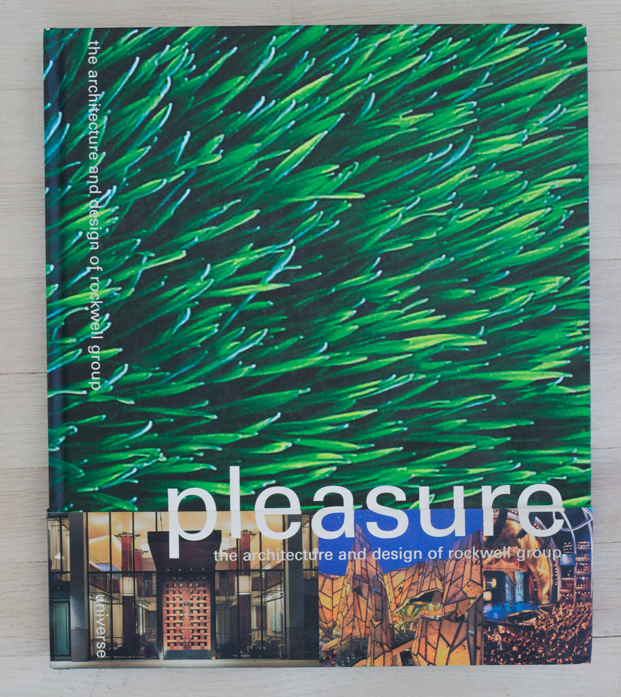   Pleasure: The Architecture and Design of Rockwell Group  with essays by Chee Pearlman; Kurt Andersen; Paul Goldberger; Paola Antonelli; Michael Bierut, Todd Oldham, et al. Project Director, Marc Hacker. Edited by Richard Olsen. Editorial Coordinator, Chris Steighner. Opto Design, Graphic Designer. Universe Publishing. 
