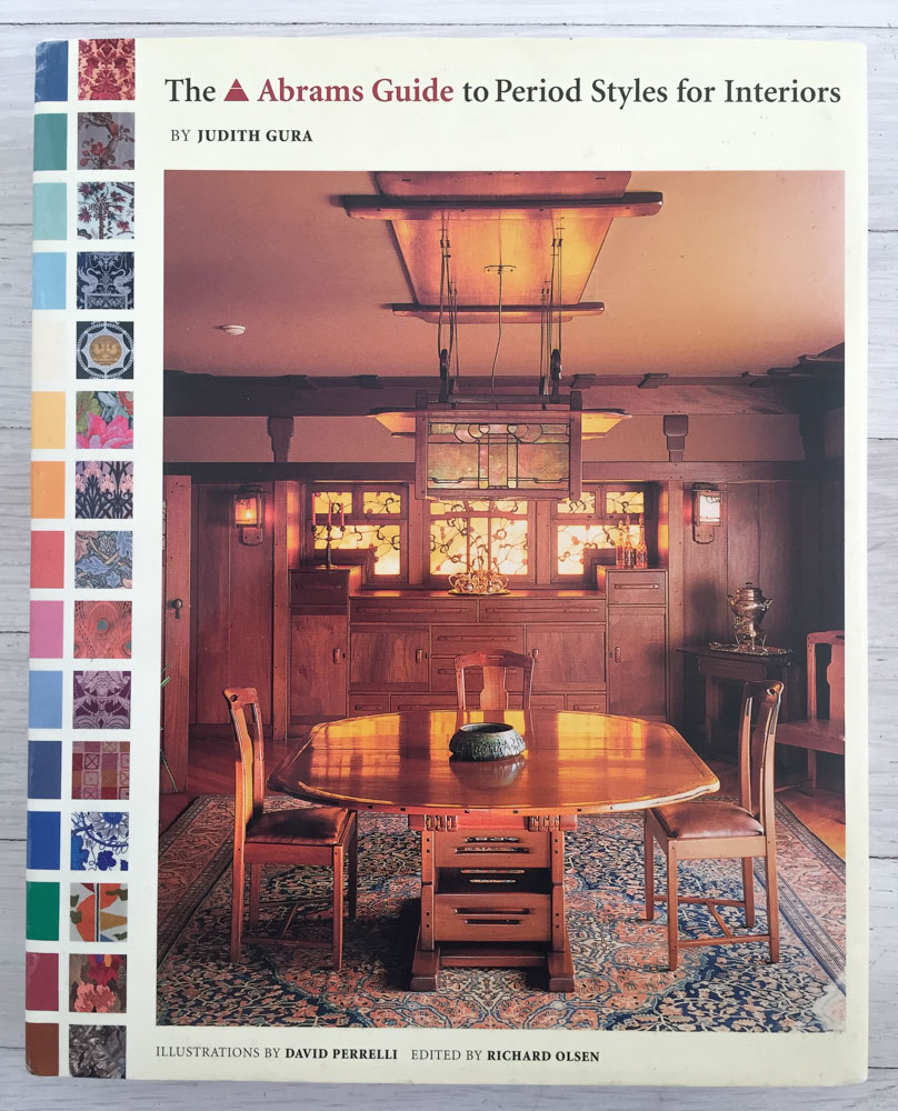   The Abrams Guide to Period Styles for Interiors  by Judith Gura; Illustrations by David Perrelli; Edited by Richard Olsen. Concept, Acquisition, and Editing by Richard Olsen. Brankica Kovrlija, Graphic Design. Harry N. Abrams, Inc., Publishers. 