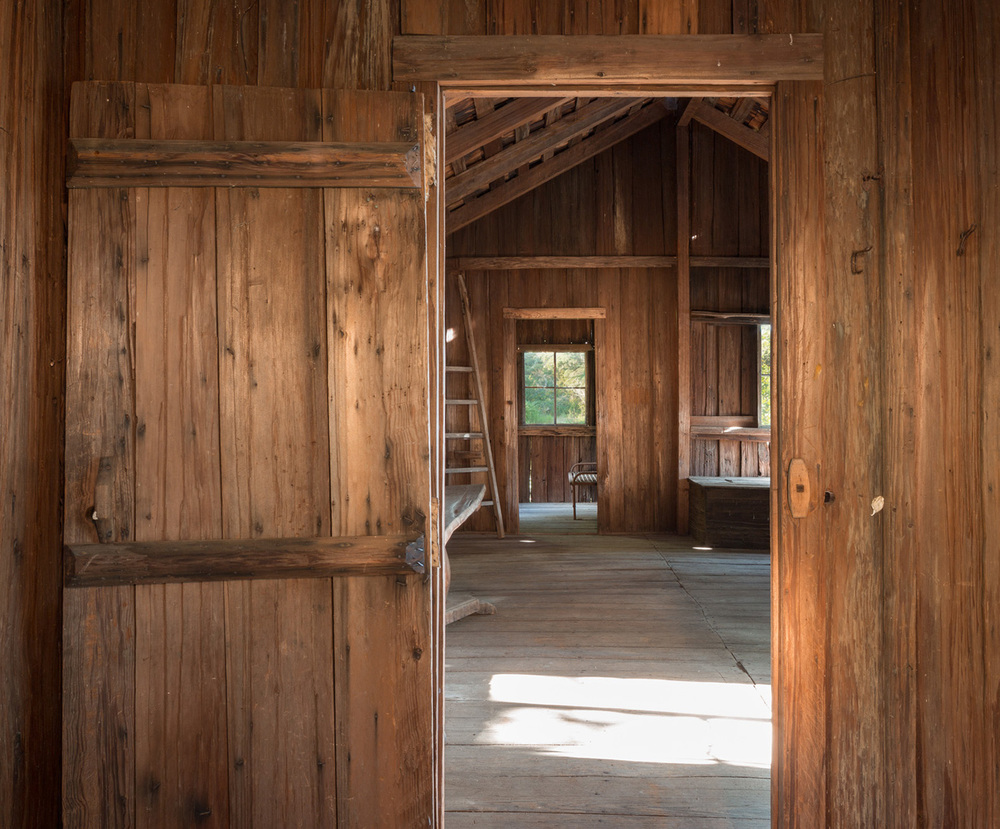 1917 redwood cabin. big sur, ca. sam trotter, designer-builder.
