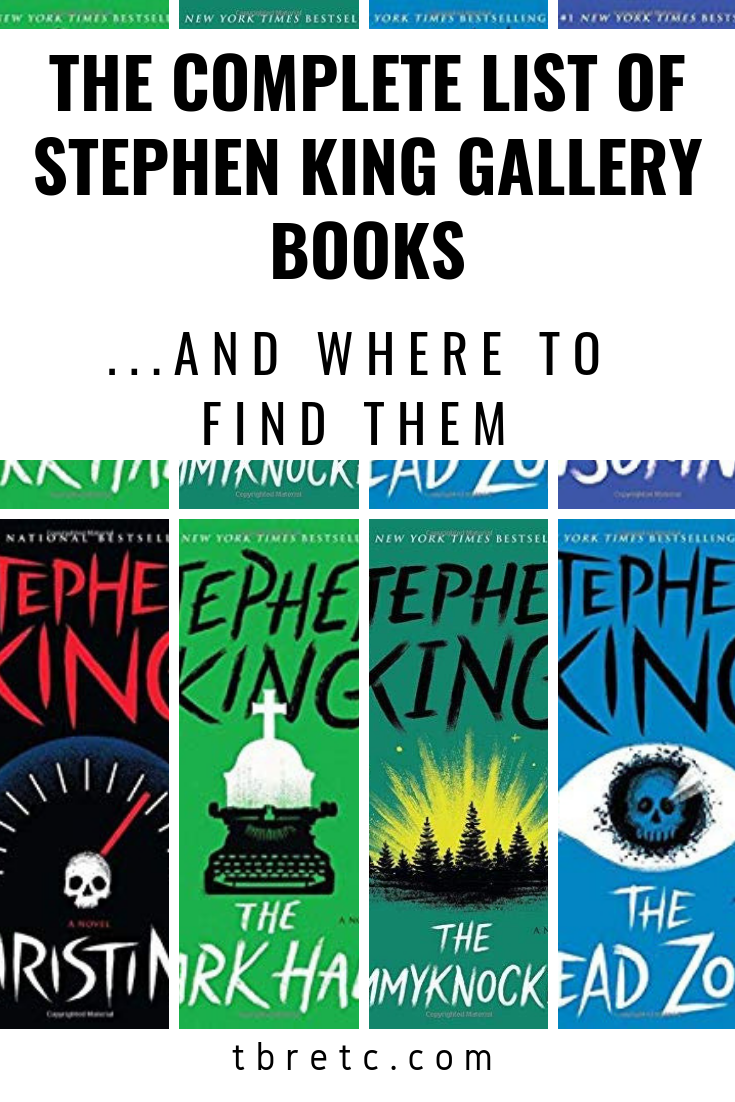 the complete list of stephen king gallery books paperbacks! & where