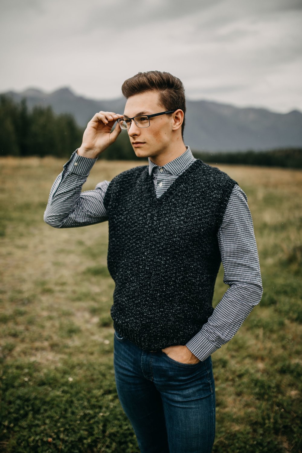 Summit Men's Sweater Vest by A Crocheted Simplicity