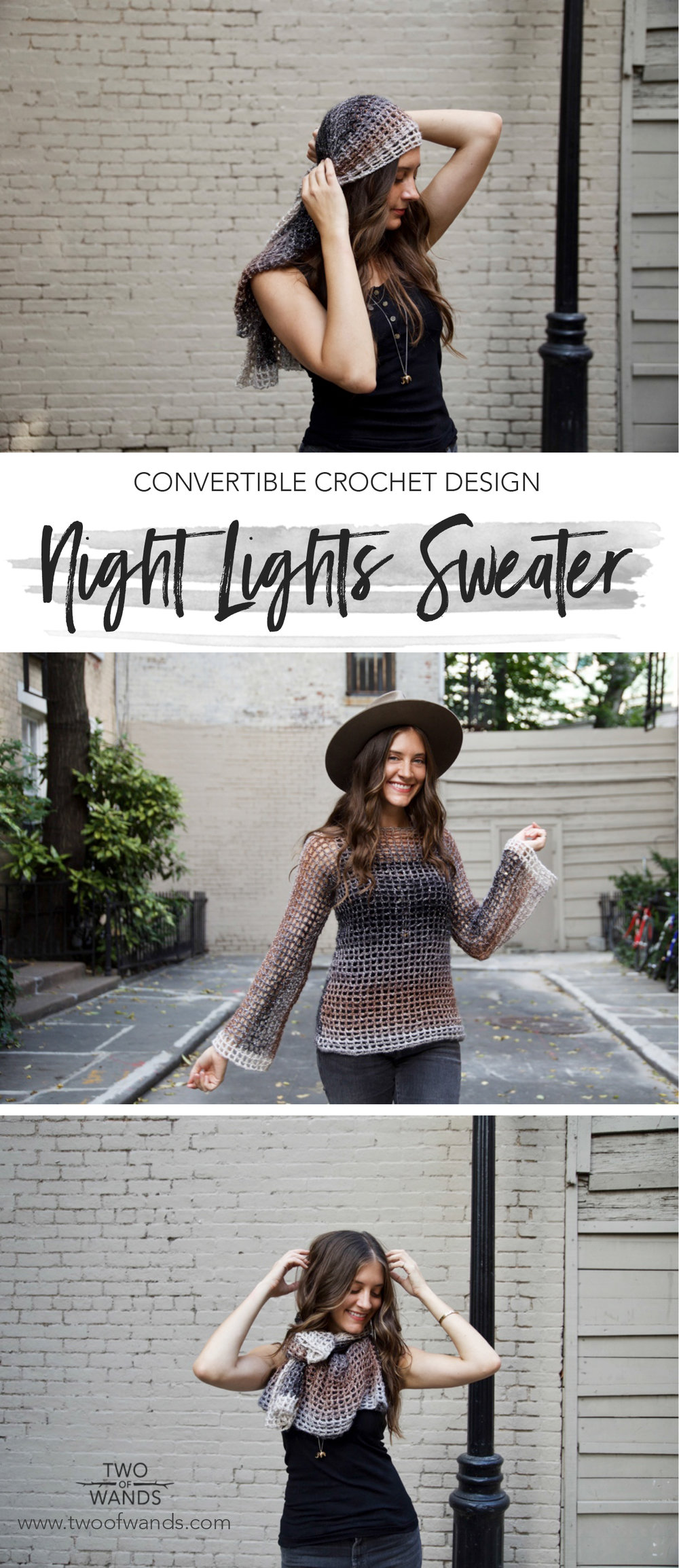 Night Lights Sweater by Two of Wands