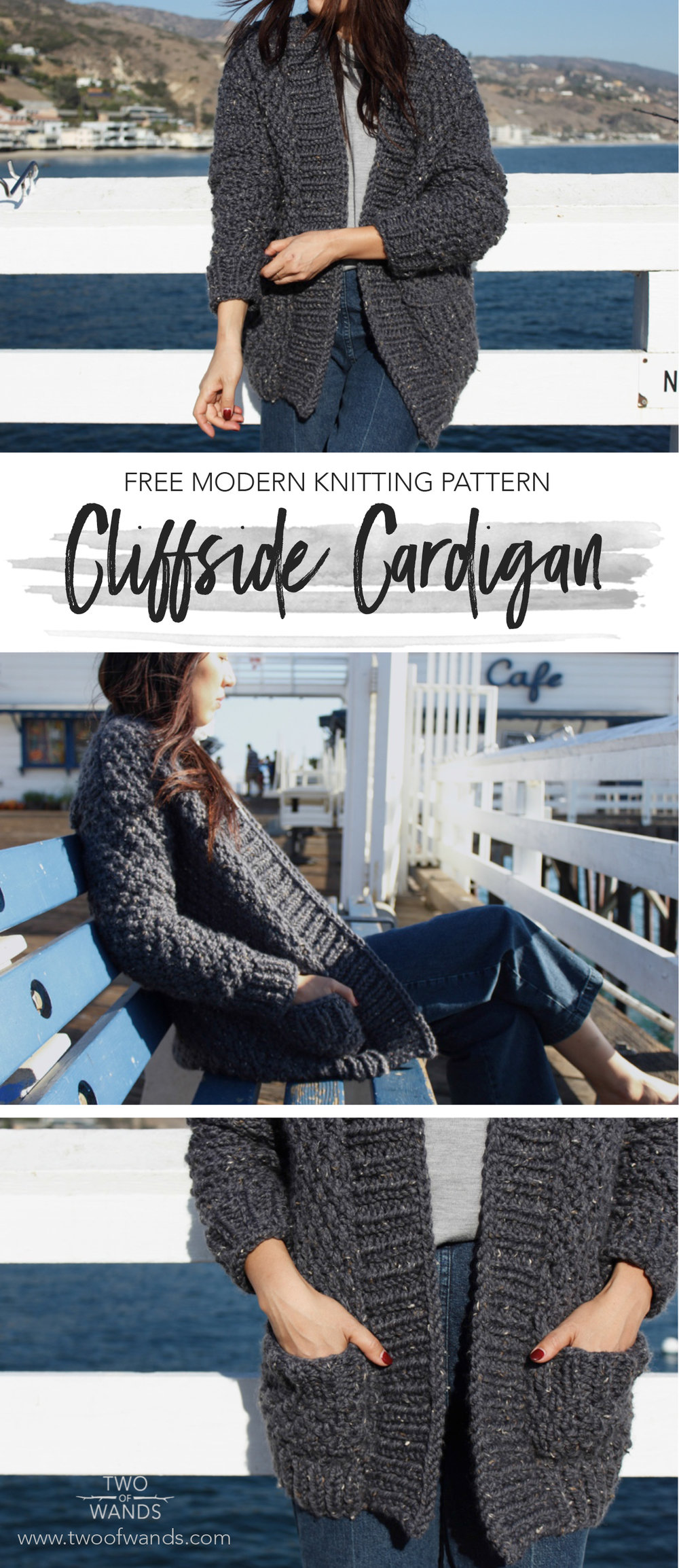 Cliffside Cardigan Pattern by Two of Wands