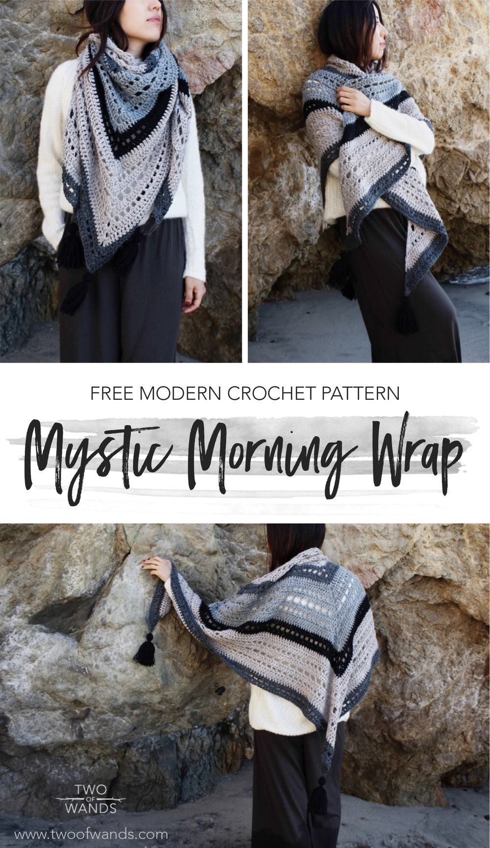 Mystic Morning Wrap Pattern by Two of Wands