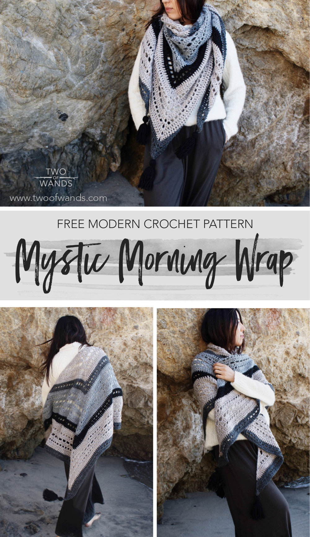 Mystic Morning Wrap Pattern by Two of Wands