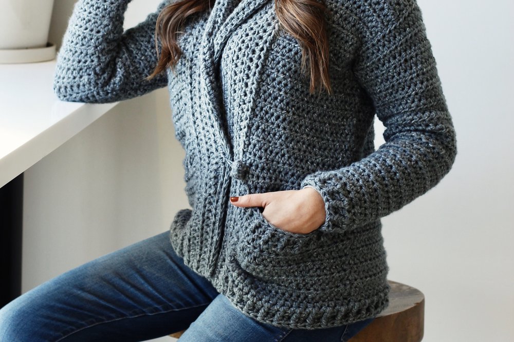 Harold Cardigan pattern by Two of Wands