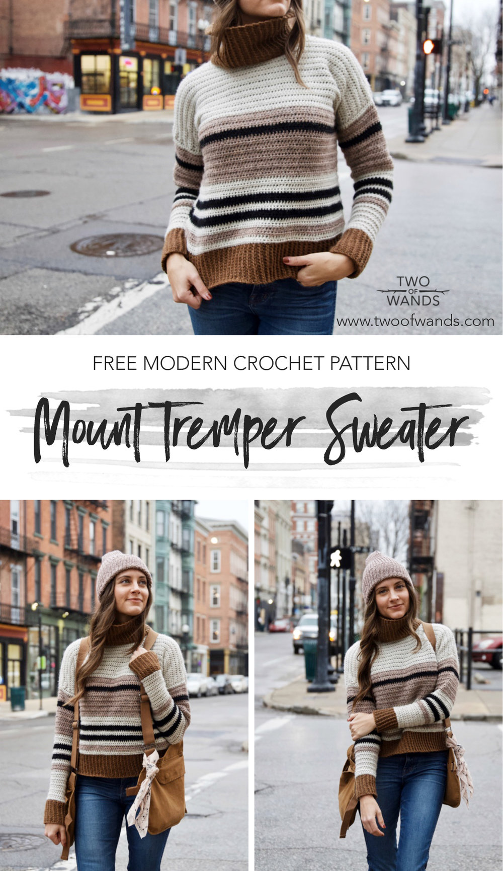 Mount Tremper Sweater pattern by Two of Wands