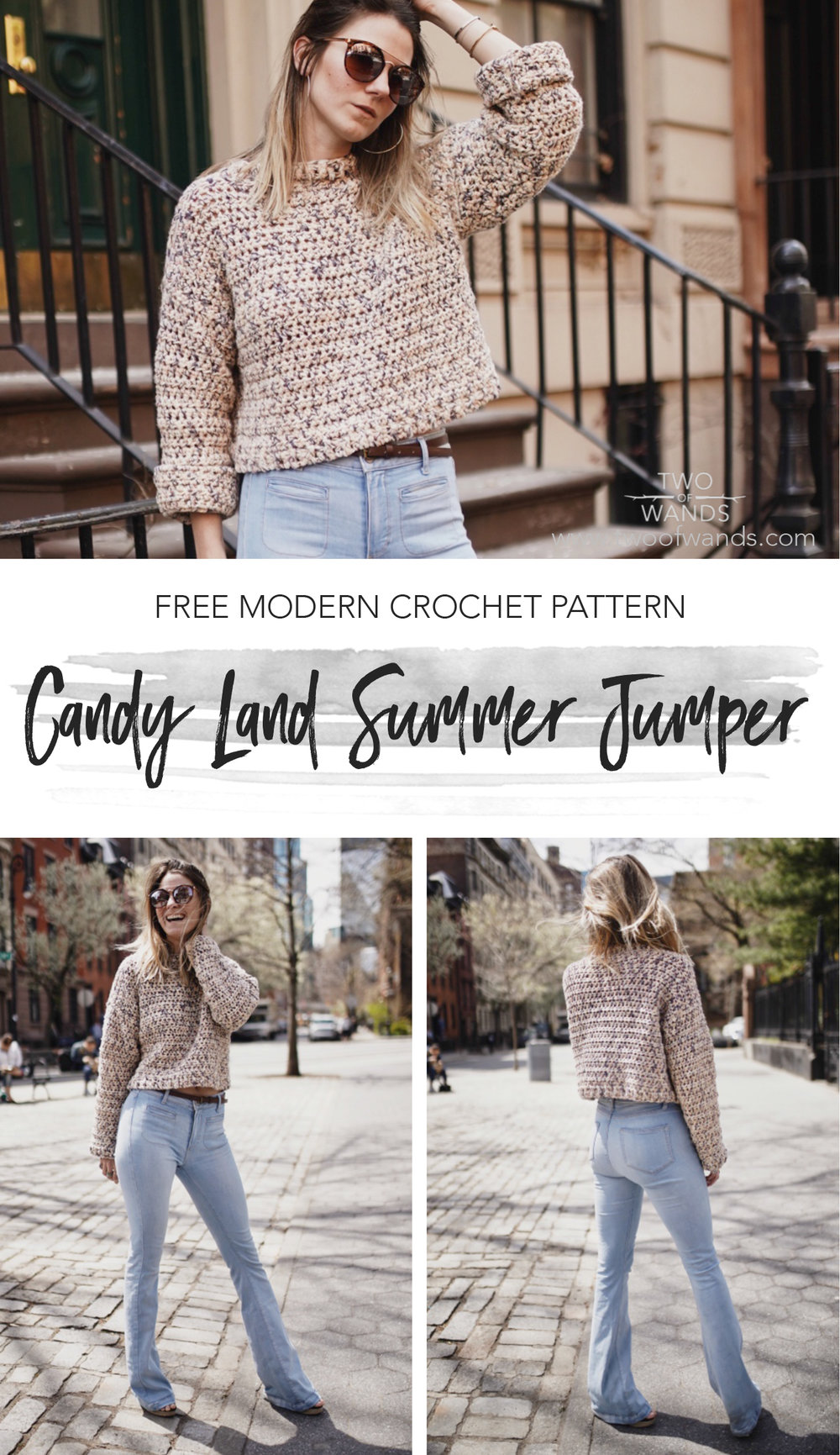 Candy Land Summer Jumper pattern by Two of Wands