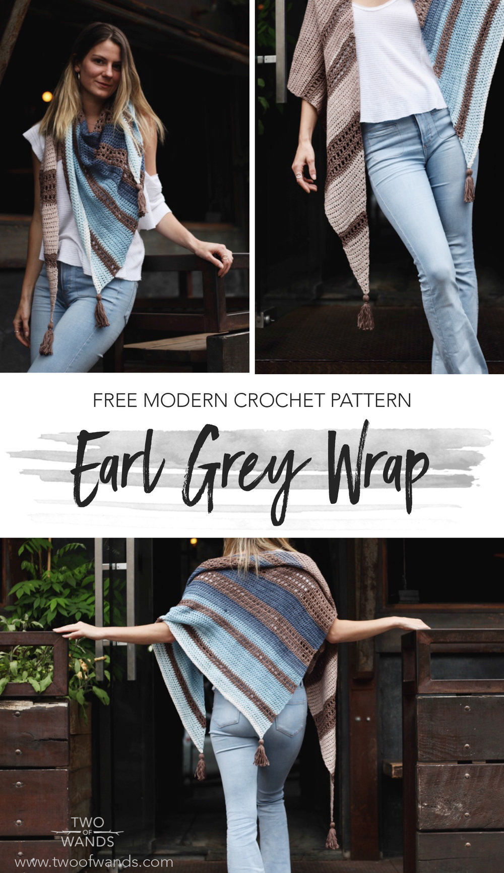 Earl Grey Wrap pattern by Two of Wands