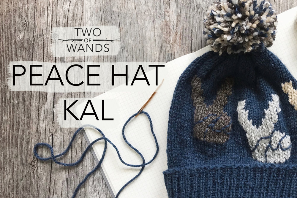 Peace Hat KAL by Two of Wands