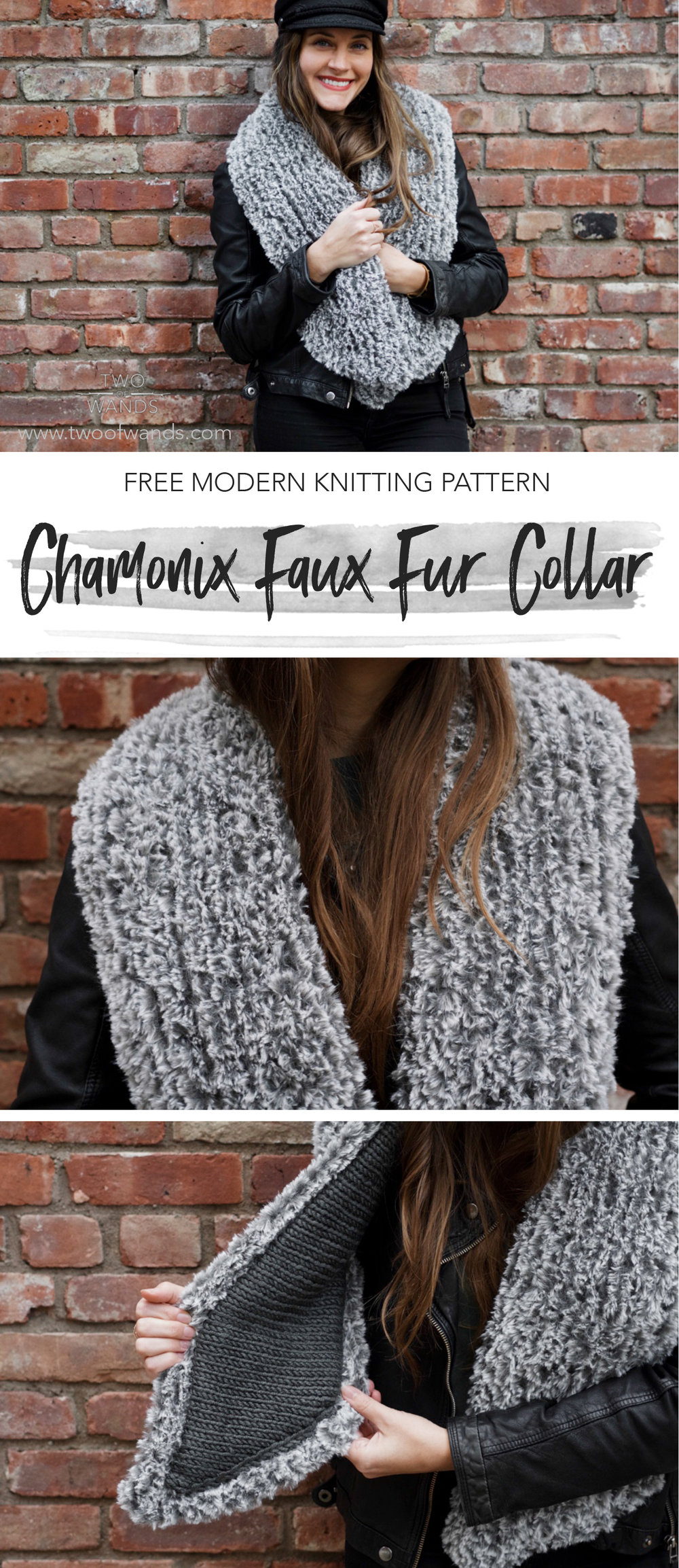 Chamonix Faux Fur Collar pattern by Two of Wands