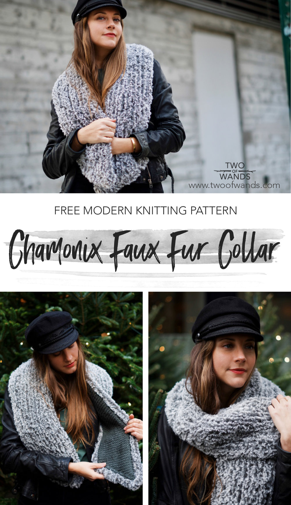Chamonix Faux Fur Collar pattern by Two of Wands