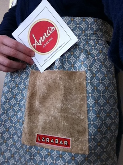 Larabar apron from Anna's Apron's