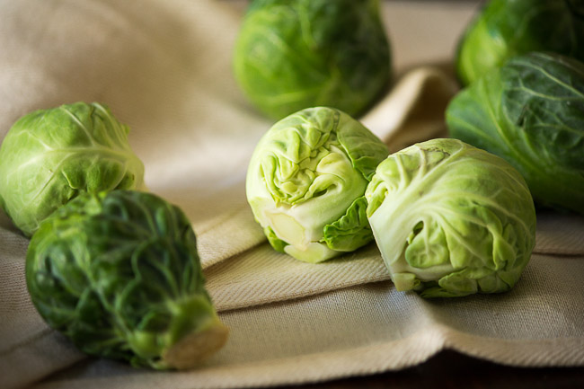 Wine and Shallot Brussels Sprouts | ediblesoundbites.com