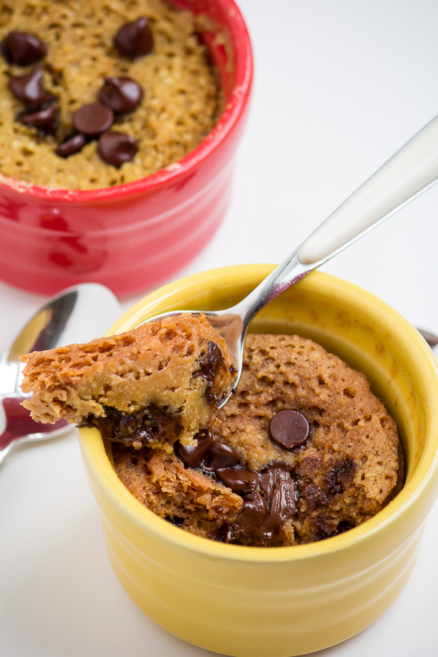 Healthy Chocolate Chip Mug Cake — Edible Sound Bites
