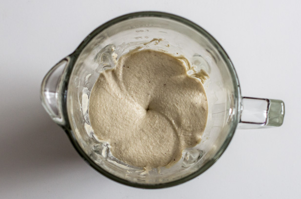 Maple Cashew Cream Frosting | ediblesoundbites.com