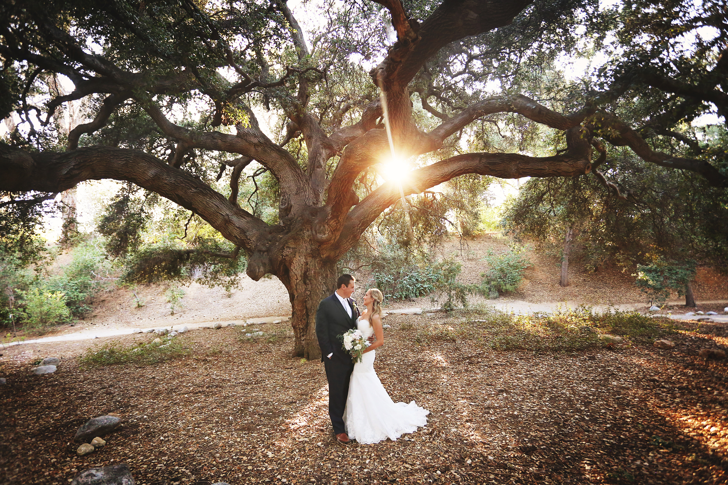 Rancho Santa Ana Botanic Garden Wedding Nicole Matt Orange