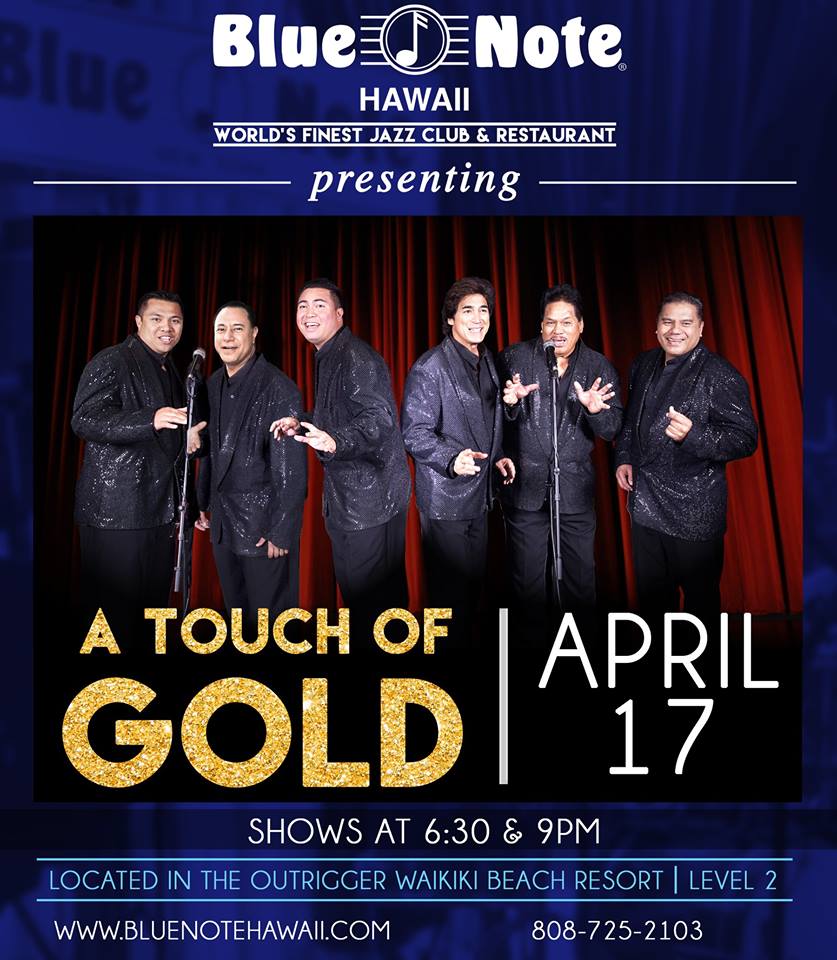 Blue Note Hawaii presents A Touch Of Gold — HAWAIIAN MUSIC LIVE